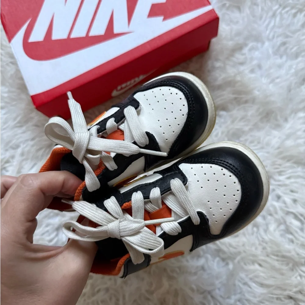 Nike Dunk Low PRM in Sail and Black